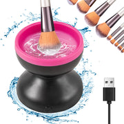 Professional USB Electric Makeup Brush Cleaner & Dryer – Automatic Silicone Tool for Ultimate Brush Care