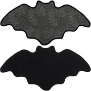 "Premium Black Spider Web Bath Mat – Non-Slip Halloween Decor for Entryway and Living Spaces"