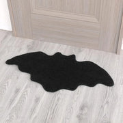 "Premium Black Spider Web Bath Mat – Non-Slip Halloween Decor for Entryway and Living Spaces"