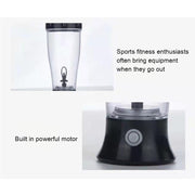 350ml Electric Protein Shaker Bottle – Portable and Efficient for Gym Use and On-the-Go Nutrition