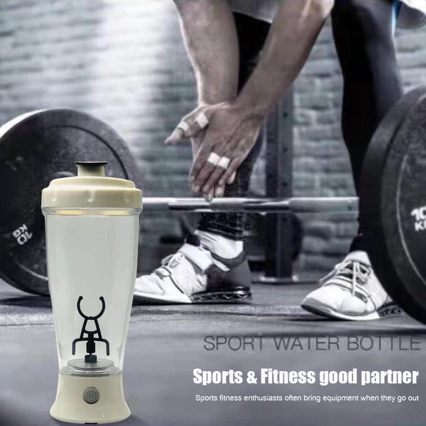 350ml Electric Protein Shaker Bottle – Portable and Efficient for Gym Use and On-the-Go Nutrition